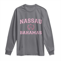 Nassau Souvenir Long Sleeve Shirt Bahamas Rowing Summer Vacation Girls Trip - Wonder Print Shop