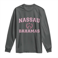 Nassau Souvenir Long Sleeve Shirt Bahamas Rowing Summer Vacation Girls Trip - Wonder Print Shop