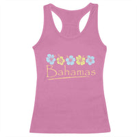 Bahamas Racerback Tank Top Hibiscus Flower Summer Beachy Vacation - Wonder Print Shop
