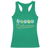 Bahamas Racerback Tank Top Hibiscus Flower Summer Beachy Vacation - Wonder Print Shop