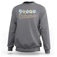 Bahamas Sweatshirt Hibiscus Flower Summer Beachy Vacation - Wonder Print Shop