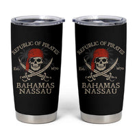 Republic Of Pirates Nassau Bahamas Tumbler Cup Vintage Caribbean Summer Vacation - Wonder Print Shop