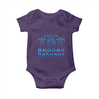 Nassau Souvenir Baby Onesie Sea Turtle Bahamas Beach Vacation - Wonder Print Shop