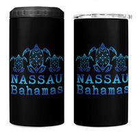 Nassau Souvenir 4 in 1 Can Cooler Tumbler Sea Turtle Bahamas Beach Vacation - Wonder Print Shop