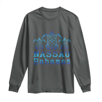 Nassau Souvenir Long Sleeve Shirt Sea Turtle Bahamas Beach Vacation - Wonder Print Shop