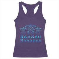 Nassau Souvenir Racerback Tank Top Sea Turtle Bahamas Beach Vacation - Wonder Print Shop
