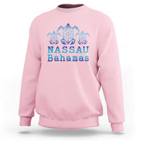 Nassau Souvenir Sweatshirt Sea Turtle Bahamas Beach Vacation - Wonder Print Shop