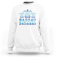 Nassau Souvenir Sweatshirt Sea Turtle Bahamas Beach Vacation - Wonder Print Shop
