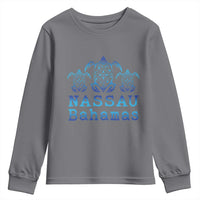 Nassau Souvenir Youth Sweatshirt Sea Turtle Bahamas Beach Vacation - Wonder Print Shop