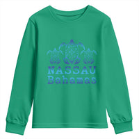 Nassau Souvenir Youth Sweatshirt Sea Turtle Bahamas Beach Vacation - Wonder Print Shop