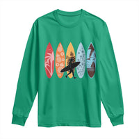 Surfboarder Long Sleeve Shirt Hawaii Wave Surfing Surfboard Lover Beach Surfer - Wonder Print Shop