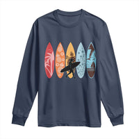 Surfboarder Long Sleeve Shirt Hawaii Wave Surfing Surfboard Lover Beach Surfer - Wonder Print Shop
