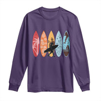 Surfboarder Long Sleeve Shirt Hawaii Wave Surfing Surfboard Lover Beach Surfer - Wonder Print Shop