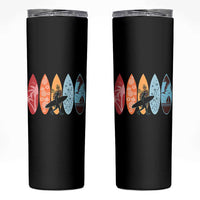 Surfboarder Skinny Tumbler Hawaii Wave Surfing Surfboard Lover Beach Surfer - Wonder Print Shop