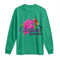 Nassau Souvenir Long Sleeve Shirt Caribbean Bahamas Beach Vacation - Wonder Print Shop
