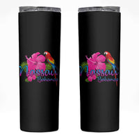 Nassau Souvenir Skinny Tumbler Caribbean Bahamas Beach Vacation - Wonder Print Shop