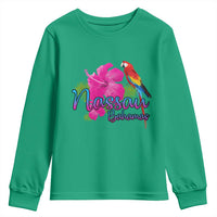 Nassau Souvenir Youth Sweatshirt Caribbean Bahamas Beach Vacation - Wonder Print Shop