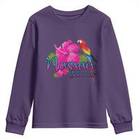 Nassau Souvenir Youth Sweatshirt Caribbean Bahamas Beach Vacation - Wonder Print Shop