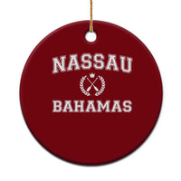 Nassau Souvenir Ceramic Ornament Bahamas Rowing Beach Summer Vacation - Wonder Print Shop