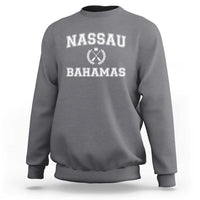 Nassau Souvenir Sweatshirt Bahamas Rowing Beach Summer Vacation - Wonder Print Shop