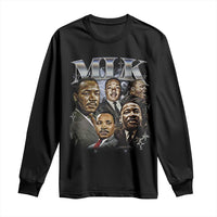 Martin Luther King Long Sleeve Shirt Black History Month Pride MLK Bootleg Rap Tee