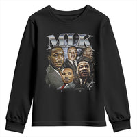Martin Luther King Youth Sweatshirt Black History Month Pride MLK Bootleg Rap Tee