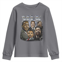 Martin Luther King Youth Sweatshirt Black History Month Pride MLK Bootleg Rap Tee