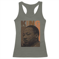 Martin Luther King Racerback Tank Top Black History Month MLK Melanin African American