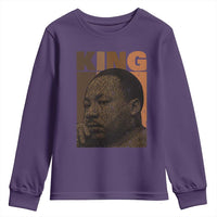 Martin Luther King Youth Sweatshirt Black History Month MLK Melanin African American
