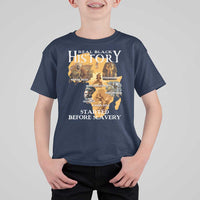 Black History T Shirt For Kid Didnt Start With Slavery - Wonder Print Shop