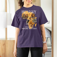 Black History T Shirt For Women Didnt Start With Slavery - Wonder Print Shop