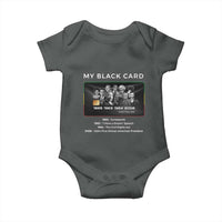 My Black Card Baby Onesie African American Civil Rights Leaders Black History TS10