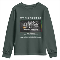 My Black Card Youth Sweatshirt African American Civil Rights Leaders Black History TS10