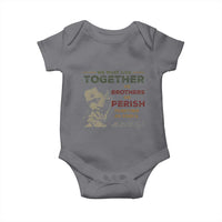 Martin Luther King Jr. Baby Onesie Live Together MLK Day Black History Month