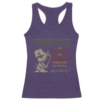 Martin Luther King Jr. Racerback Tank Top Live Together MLK Day Black History Month