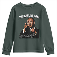 Martin Luther King Jr. Youth Sweatshirt Dream Like King MLK Day Black History Month