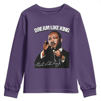 Martin Luther King Jr. Youth Sweatshirt Dream Like King MLK Day Black History Month