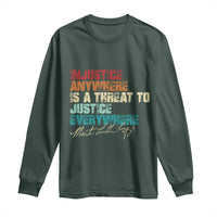 Martin Luther King Jr. Long Sleeve Shirt Vintage Inspirational Quote MLK Day Black History Month