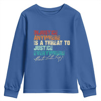 Martin Luther King Jr. Youth Sweatshirt Vintage Inspirational Quote MLK Day Black History Month