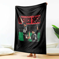 Black Power Salute 1968 Throw Blanket Black History Month Civil Rights Movement - Wonder Print Shop
