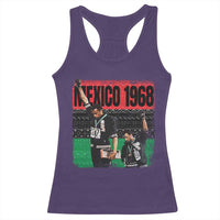Black Power Salute 1968 Racerback Tank Top Black History Month Civil Rights Movement - Wonder Print Shop