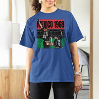 Black Power Salute 1968 T Shirt For Women Black History Month Civil Rights Movement - Wonder Print Shop