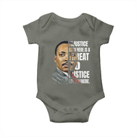 Martin Luther King Jr. Baby Onesie Civil Rights Injustice Anywhere Is a Threat To Justice Everywhere