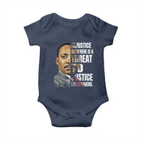 Martin Luther King Jr. Baby Onesie Civil Rights Injustice Anywhere Is a Threat To Justice Everywhere