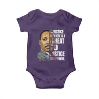 Martin Luther King Jr. Baby Onesie Civil Rights Injustice Anywhere Is a Threat To Justice Everywhere