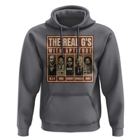 MLK Black History Hoodie The Real G's Black Leaders