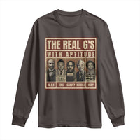 Black History Month Long Sleeve Shirt The Real G's Black Leaders