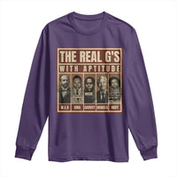Black History Month Long Sleeve Shirt The Real G's Black Leaders