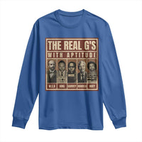 Black History Month Long Sleeve Shirt The Real G's Black Leaders