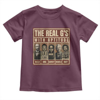 Black History Month Toddler T Shirt The Real G's Black Leaders